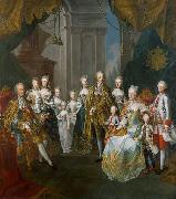 Martin van Meytens, Stephan und Maria Theresia mit elf Kindern